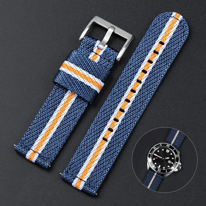 Suede Strap Watch - Быстросъемный нейлоновый ремешок для часов Tudor