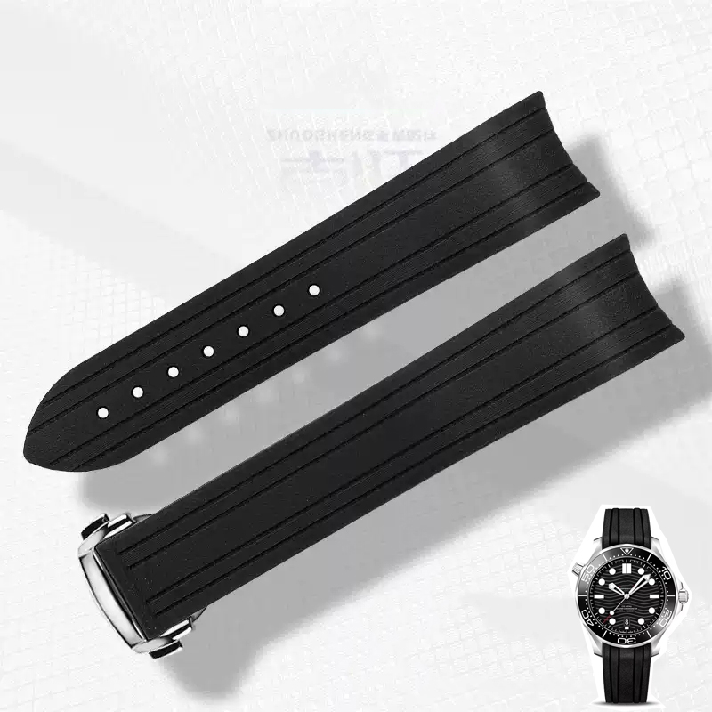 Omega Watch Seamaster - Резиновый силиконовый ремешок для часов с