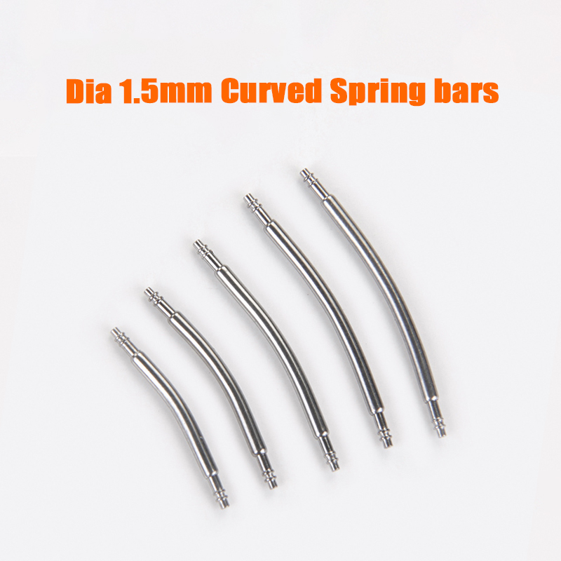 Curved Spring Bar - Ремешок изогнутый для часов, 1,5 мм,
