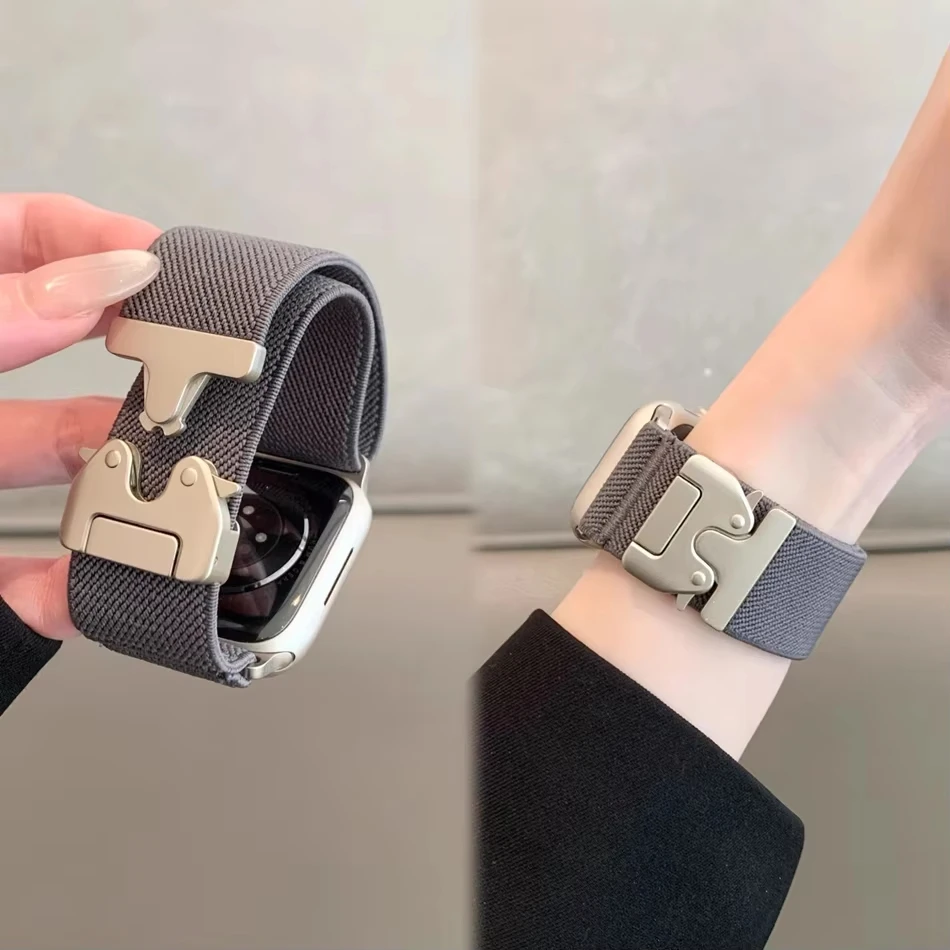 Parachute Strap Elastic - Парашютный ремешок для Apple Watch Band
