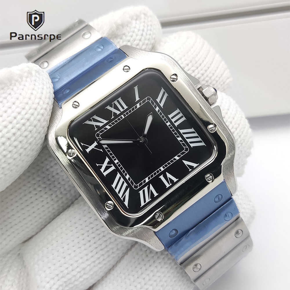 Cartier Watch Santos - Мужские часы с квадратным корпусом, новые