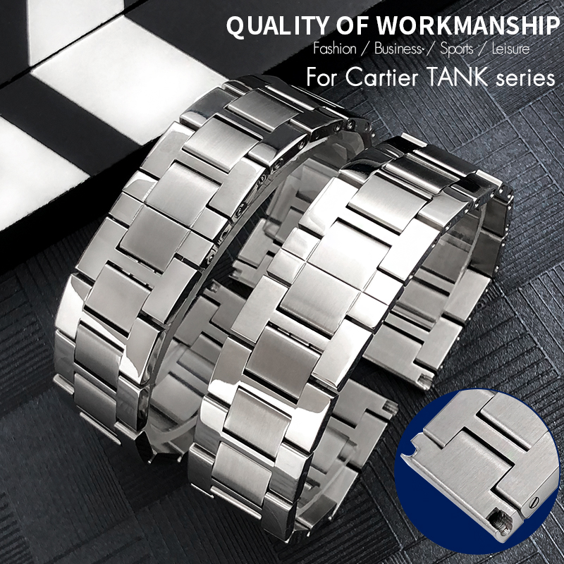 Cartier Watch Santos - Ремешок из нержавеющей стали 316L для