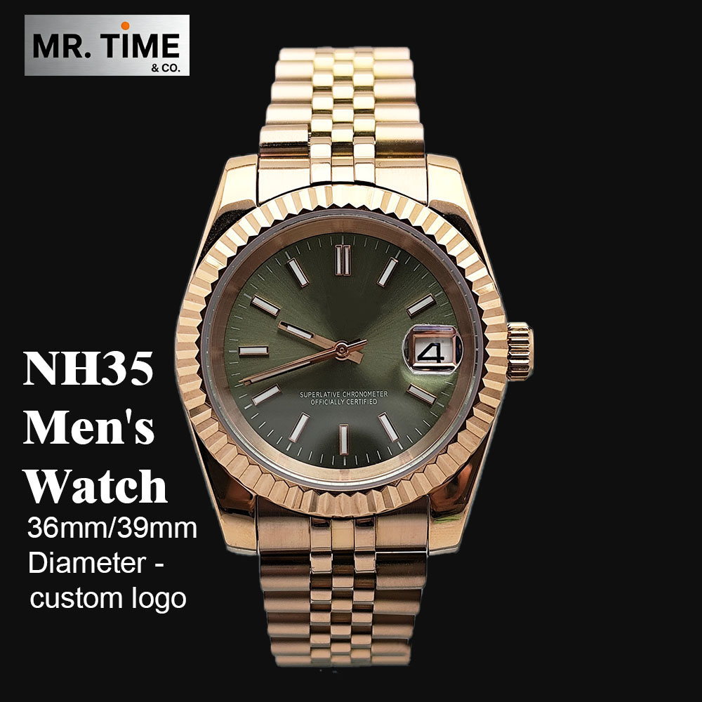 Часы NH35, мужские часы, автом – обзор и цена Cartier Watch Santos