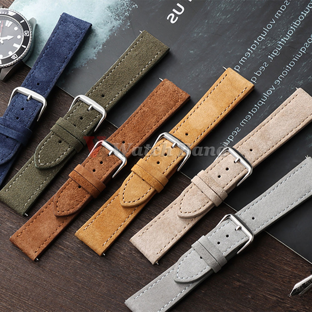 Ремешок для часов из замши 18  – обзор и цена Suede Strap Watch