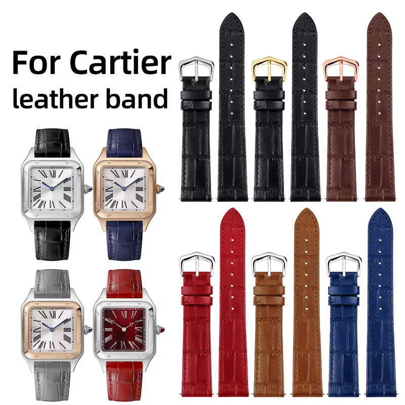 Ремешок из натуральной кожи 15 – обзор и цена Cartier Watch Santos