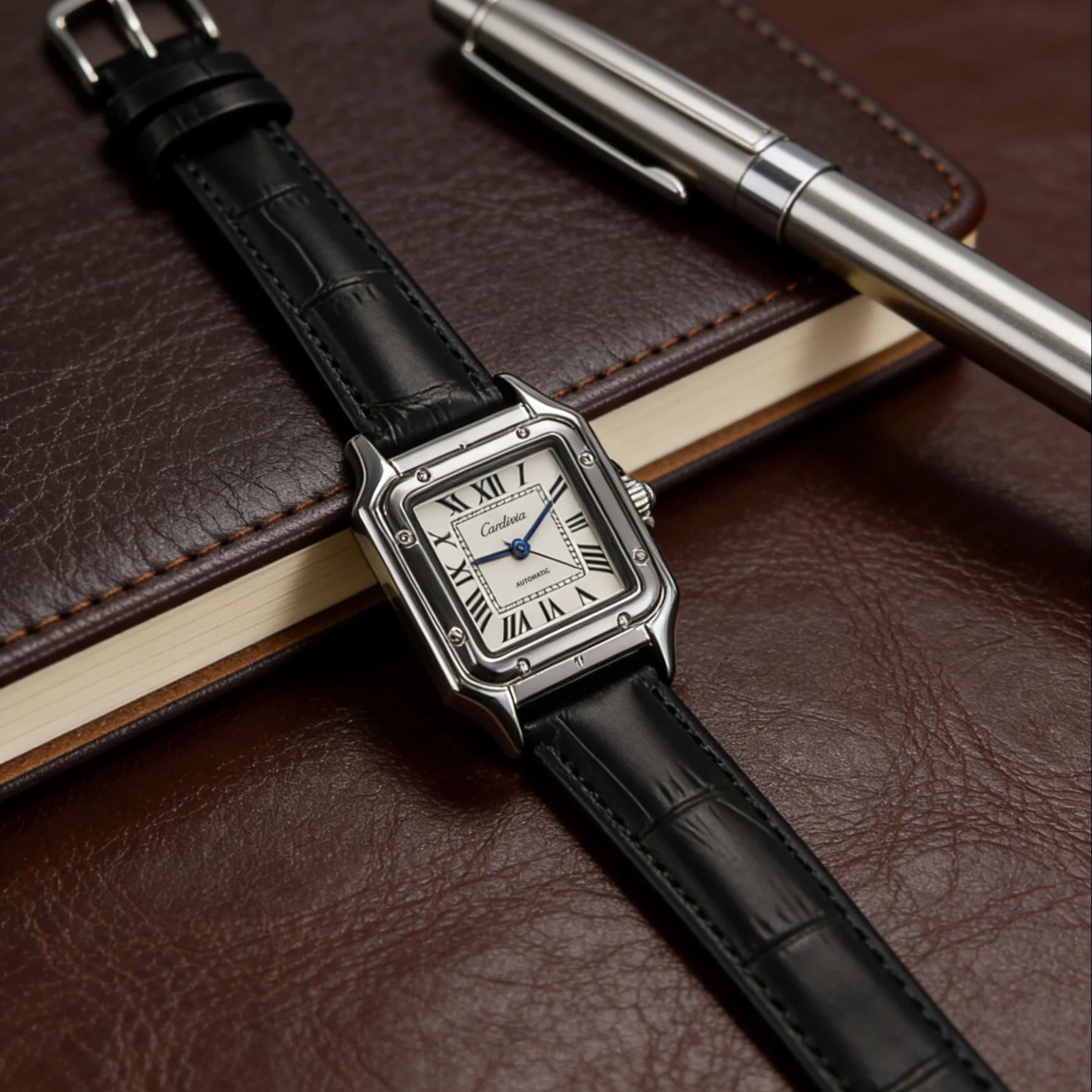 Женские кварцевые часы в стиле – обзор и цена Cartier Watch Santos