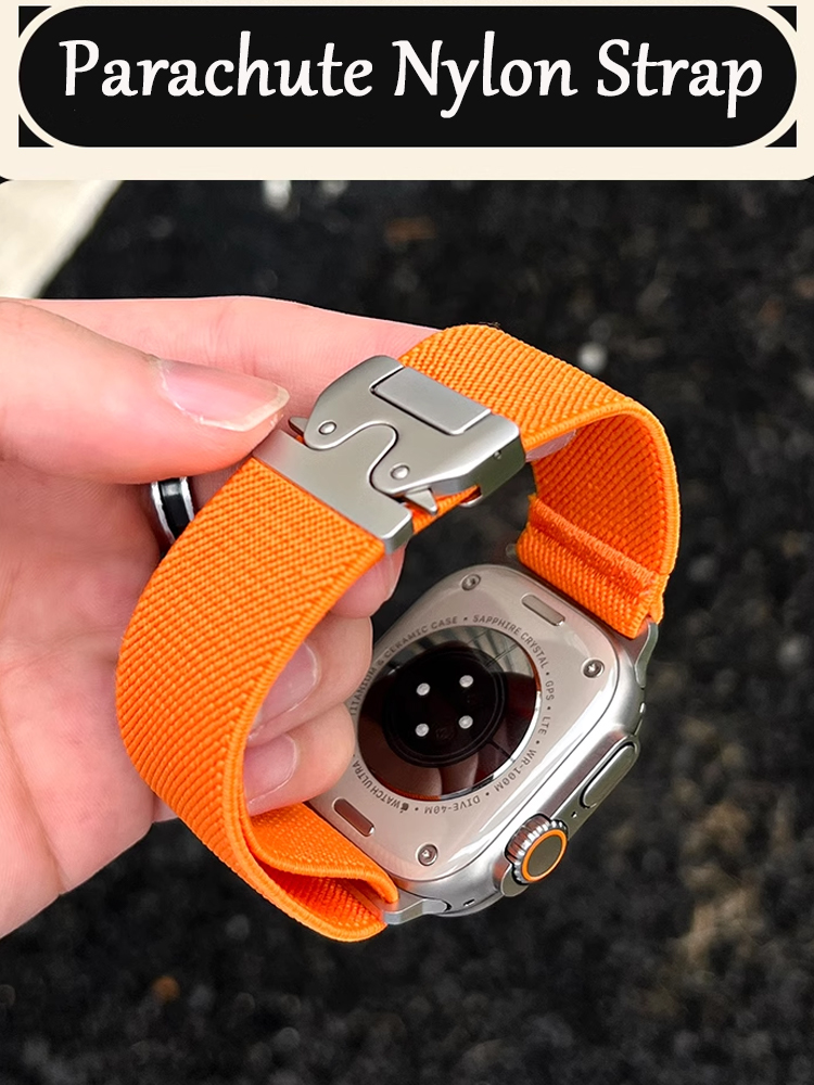 Ремешки для Apple Watch ultra  – обзор и цена Parachute Strap Elastic
