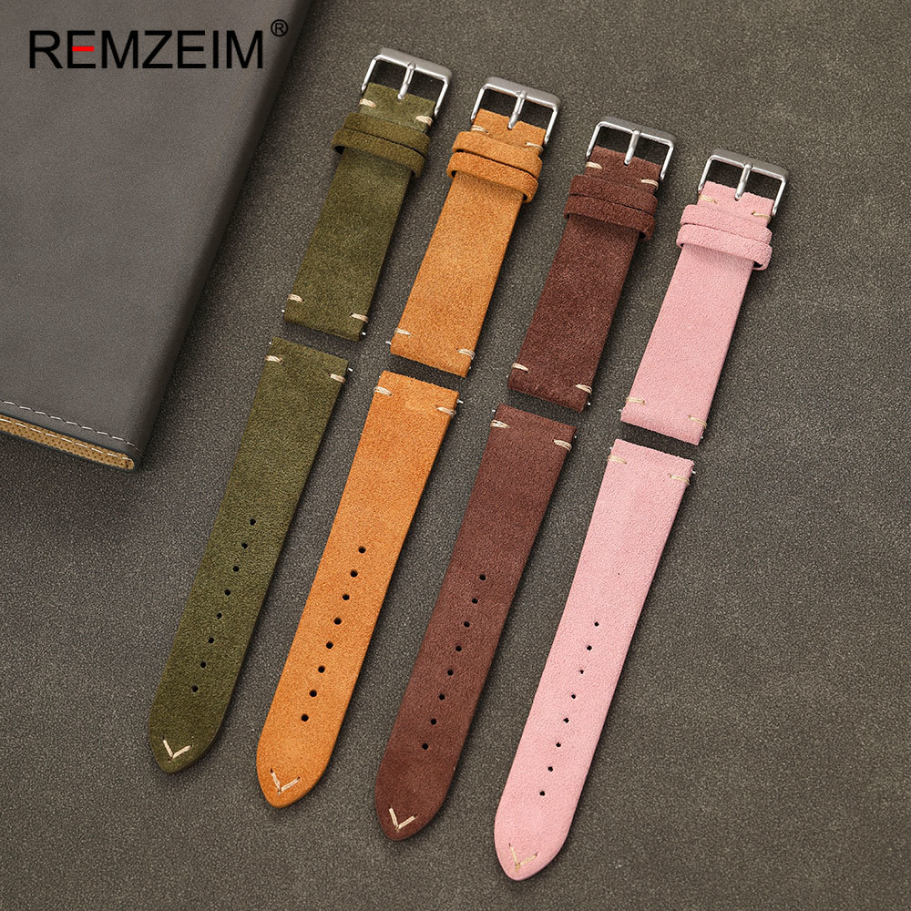 Универсальный ремешок для часо – обзор и цена Suede Strap Watch