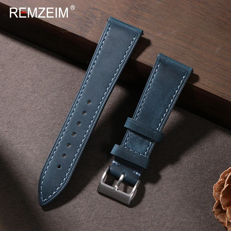 Ремешок из кожи Крейзи Хорс, б – обзор и цена Leather Strap Quick Release