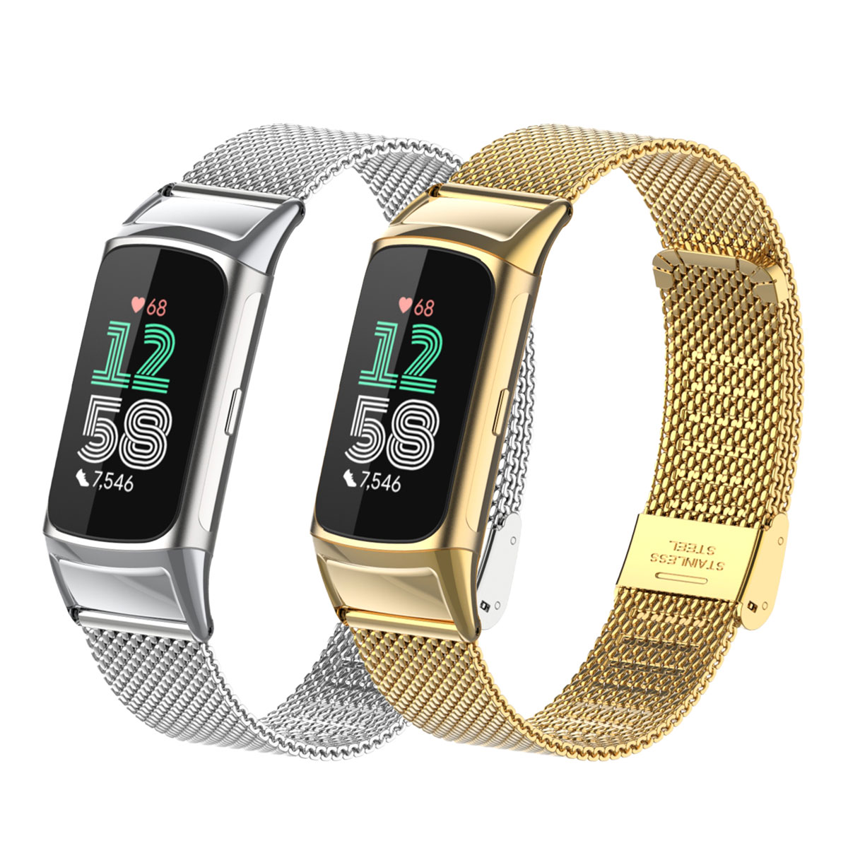 Подходит для Fitbit Charge 5/6 – обзор и цена Mesh Strap Metal