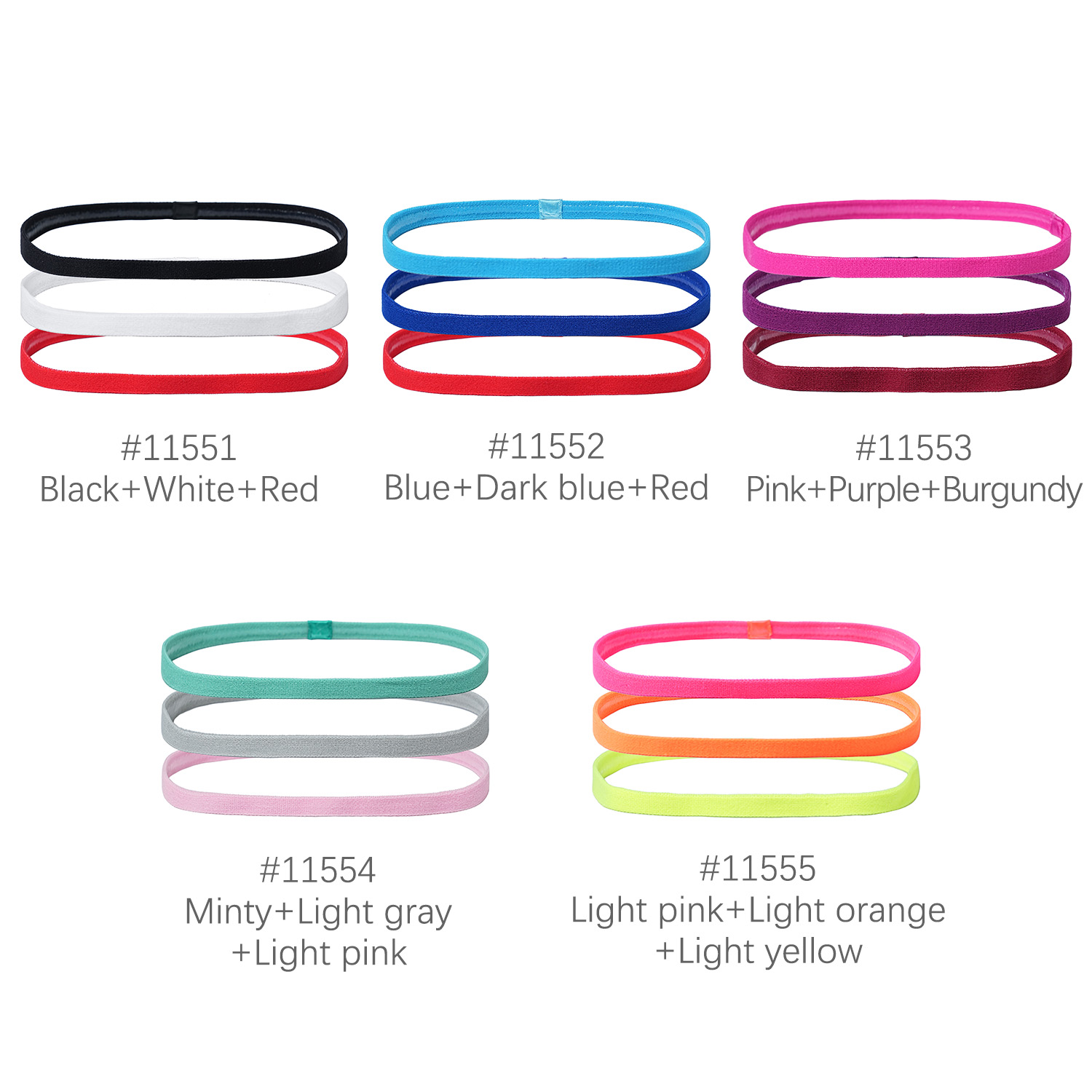 3 шт., нескользящая спортивная – обзор и цена Silicone Band Women