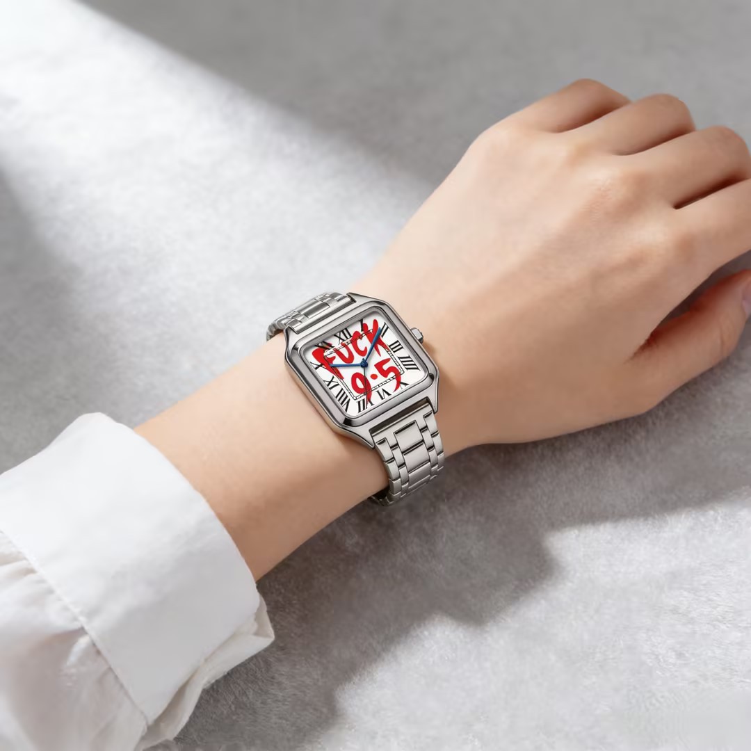 Часы унисекс с квадратным цифе – обзор и цена Cartier Watch Santos