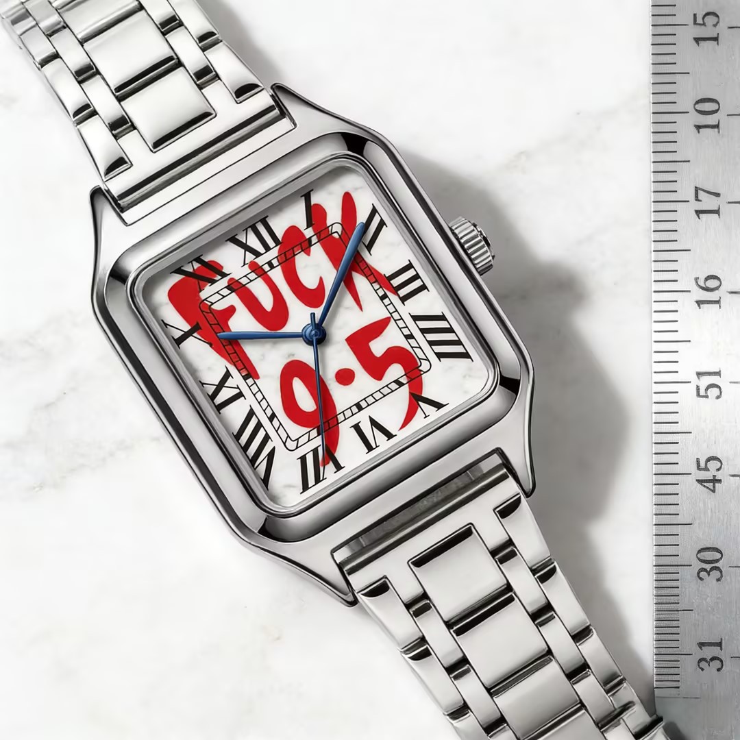 Часы унисекс с квадратным цифе – обзор и цена Cartier Watch Santos