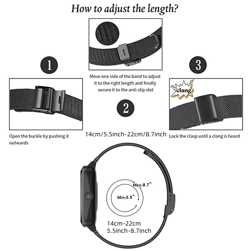 Металлические ленты для Fitbit – обзор и цена Mesh Strap Metal