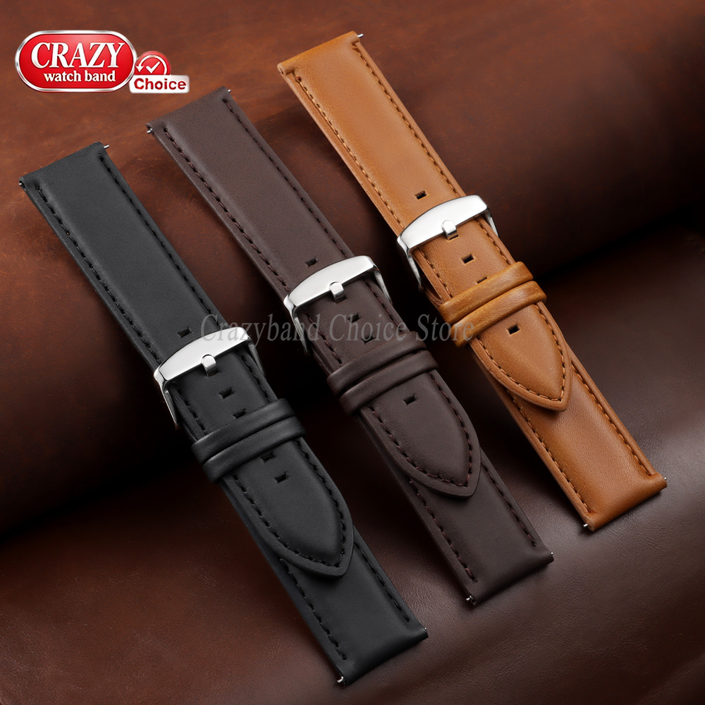 Ремешок для часов из вощеной к – обзор и цена Leather Strap Quick Release