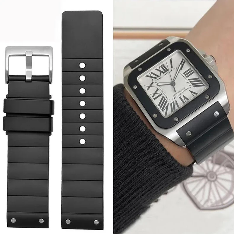 Высококачественный ремешок для – обзор и цена Cartier Watch Santos