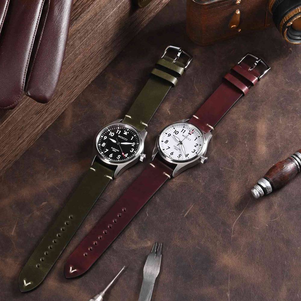 Ремешок WOCCI из вощеной кожи  – обзор и цена Leather Strap Quick Release