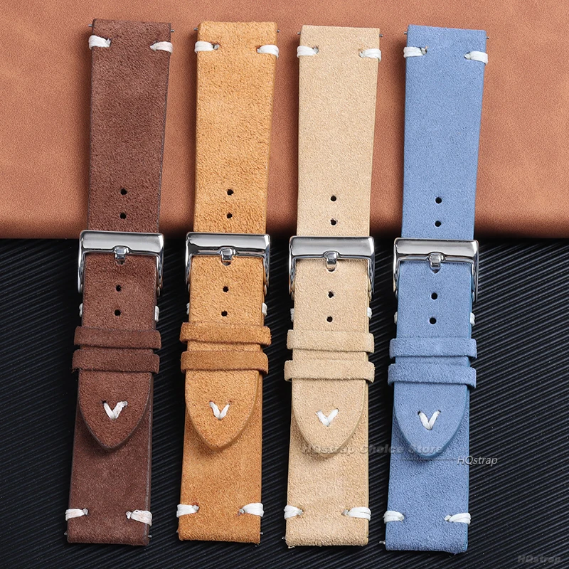 18 мм, 20 мм, 22 мм, высококач – обзор и цена Suede Strap Watch